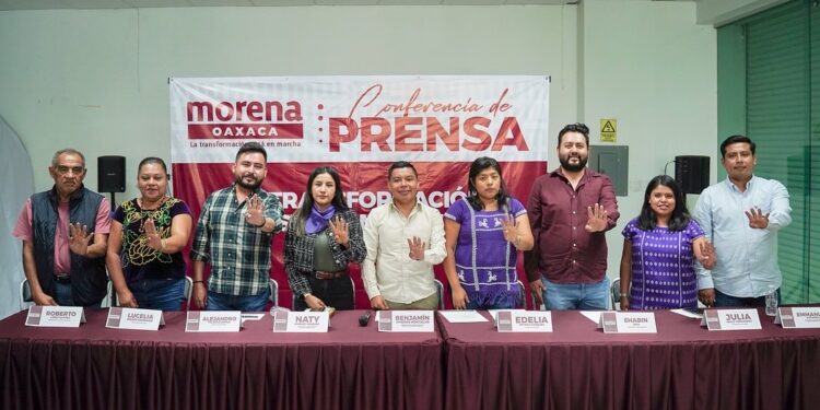 Organiza Morena actividades para el 8M y 100 días de gobierno en Oaxaca