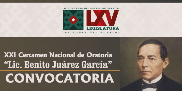 Sigue abierta la convocatoria para el Concurso de Oratoria “Licenciado Benito Juárez García”