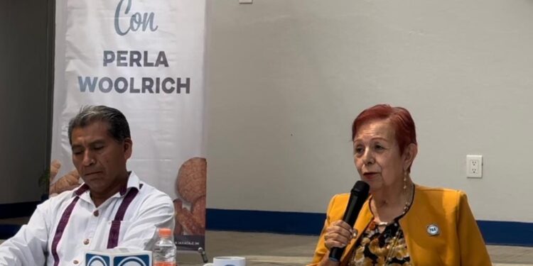 Perla Woolrich, dirigente del PAN pide a la ciudadanía salir defender la democracia, y organismos como el INAI