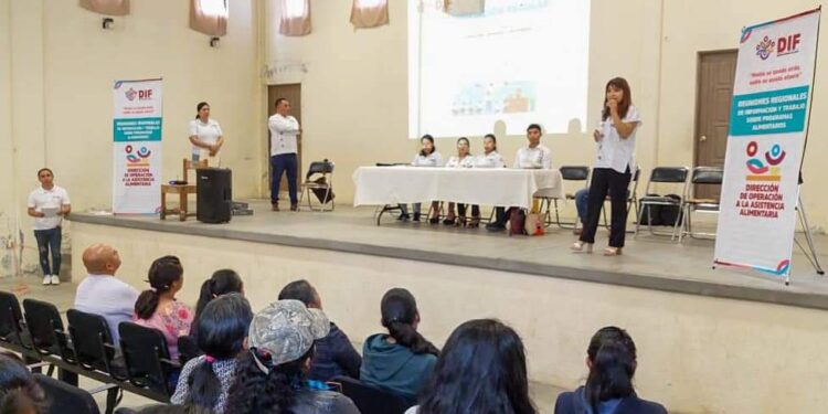 Informan a los Sistemas DIF municipales sobre los programas alimentarios en beneficio de las y los oaxaqueños