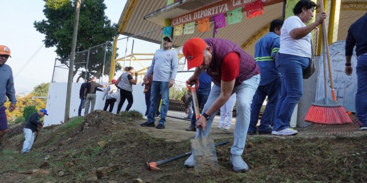 Con Tequios Bienestar se recuperan y dignifican espacios públicos