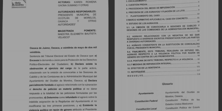 Declara TEEO a Presidente Municipal de Ocotlán de Morelos violentador  político