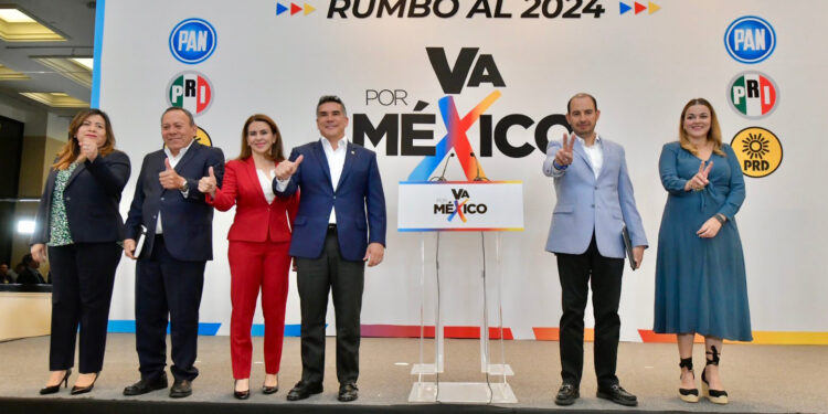 Arrancan PAN, PRI y PRD trabajos para construir Plataforma de la coalición Va por México 2024