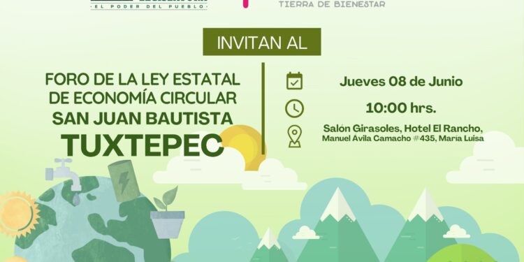 Llega foro sobre la Ley de Economía Circular a Tuxtepec