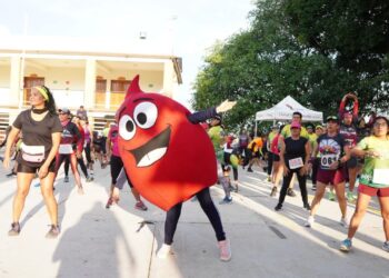 Realizan carrera atlética para concientizar sobre la donación altruista de sangre