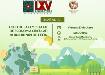Invitan diputadas a foro de la Ley de Economía Circular en Huajuapan de León