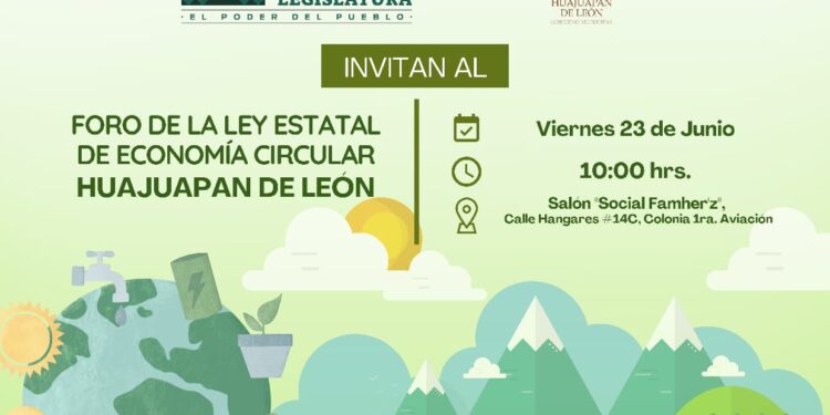 Invitan diputadas a foro de la Ley de Economía Circular en Huajuapan de León