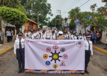 articipa niñez oaxaqueña en actividades por el Día Nacional de la Seguridad Vial en Tuxtepec
