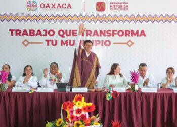 Refrenda Salomón Jara el compromiso de su gobierno para impulsar el desarrollo de Oaxaca