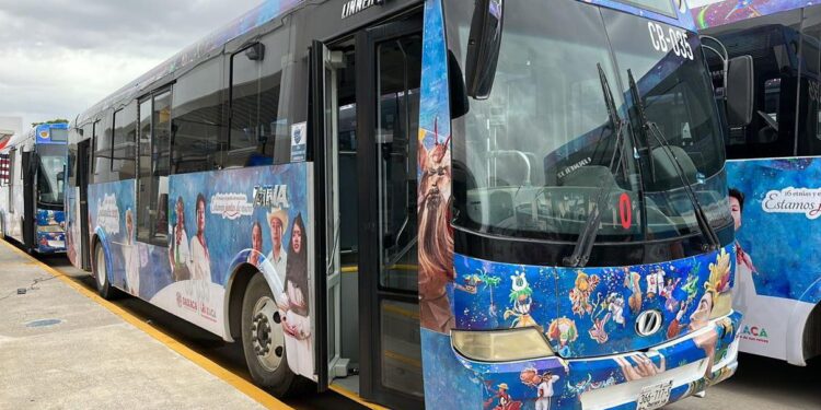 Habrá transporte gratuito durante la Guelaguetza en Oaxaca