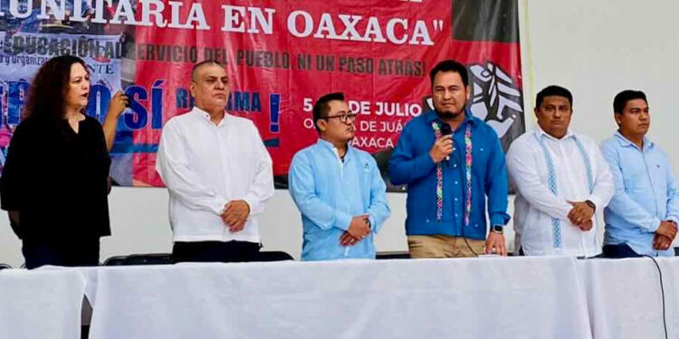 Iniciará contratación de egresados normalistas en Oaxaca; cumplen con procedimiento establecido en la convocatoria