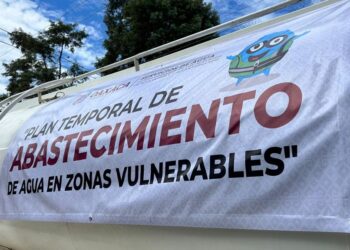 Inicia Soapa Plan Temporal de distribución de agua en zonas vulnerables