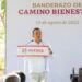 Dan Salomón Jara Cruz y Antonino Morales Toledo, banderazo de inicio del programa Caminos Bienestar*