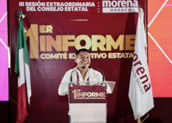 DIRIGENCIA ESTATAL DE MORENA OAXACA RINDE SU PRIMER INFORME DE ACTIVIDADES