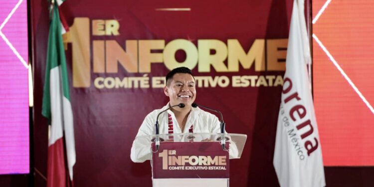 DIRIGENCIA ESTATAL DE MORENA OAXACA RINDE SU PRIMER INFORME DE ACTIVIDADES