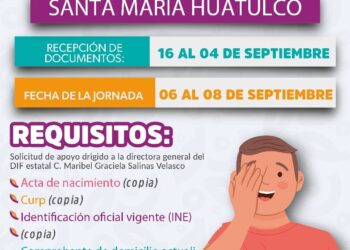 Aplazan hasta el 4 de septiembre entrega de documentos para jornada de prótesis ocular en Huatulco