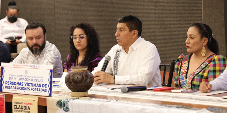 Anuncia Gobernador Salomón Jara Cruz reconstrucción del Sistema Estatal de Búsqueda