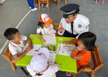 Fomentan cultura vial entre la niñez con el programa Parque Vial Infantil