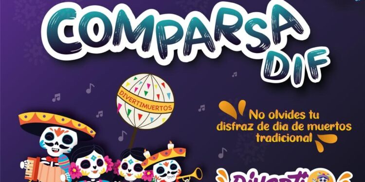 Invita DIF Oaxaca a la comparsa Diverti Muertos, llenos de vida, este sábado 28 de octubre