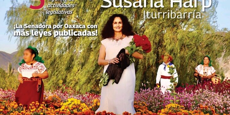 Susana Harp, Senadora por el Estado de Oaxaca presenta informe de actividades