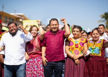 Respalda Juchitán al gobernador Salomón Jara ¡Viva la Cuarta Transformación!