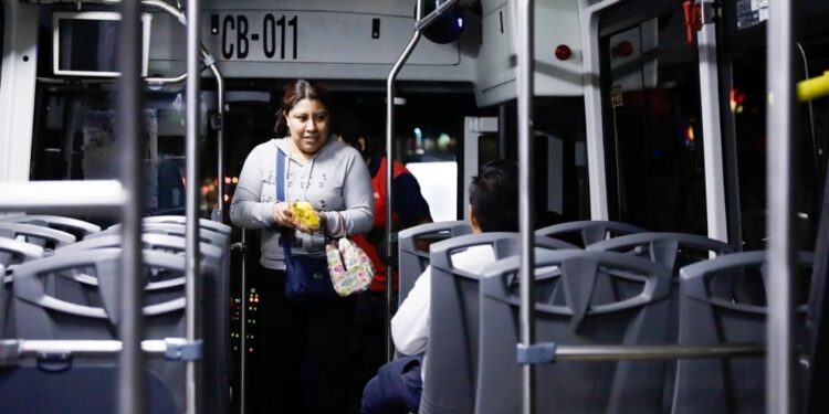Establece Citybus paradas a demanda de las mujeres para contribuir a su seguridad en rutas nocturnas