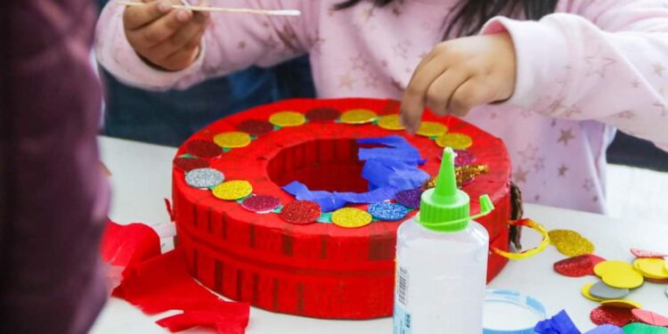 Una extraordinaria celebración de posada se vive en la Diverti Navidad