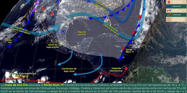 Continúan las bajas temperaturas y evento de norte en el estado