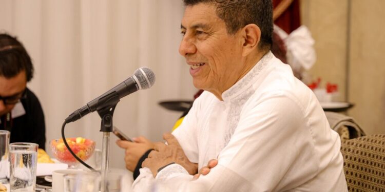 Participa Gobernador Salomón Jara en reunión con la Sección XXII del SNTE